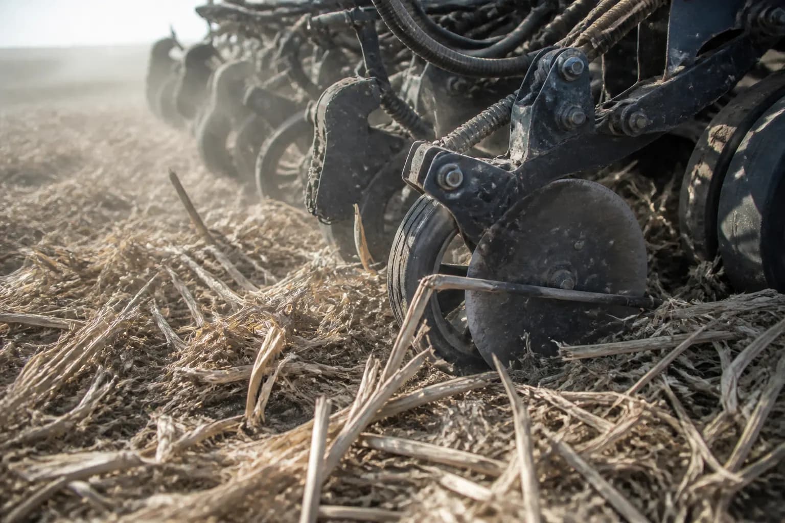 Vizual editorial pentru articolul „Semănătoare no-till: ce tipuri există și ce contează la alegere”